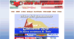 Desktop Screenshot of clubdelgommone.it
