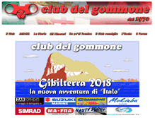 Tablet Screenshot of clubdelgommone.it